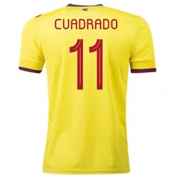 Camisola Colômbia Cuadrado 11 Equipamento Primeiro 2020-2021 Manga Curta